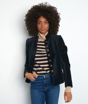 Picture of TANG BLUE VELVET JACKET
